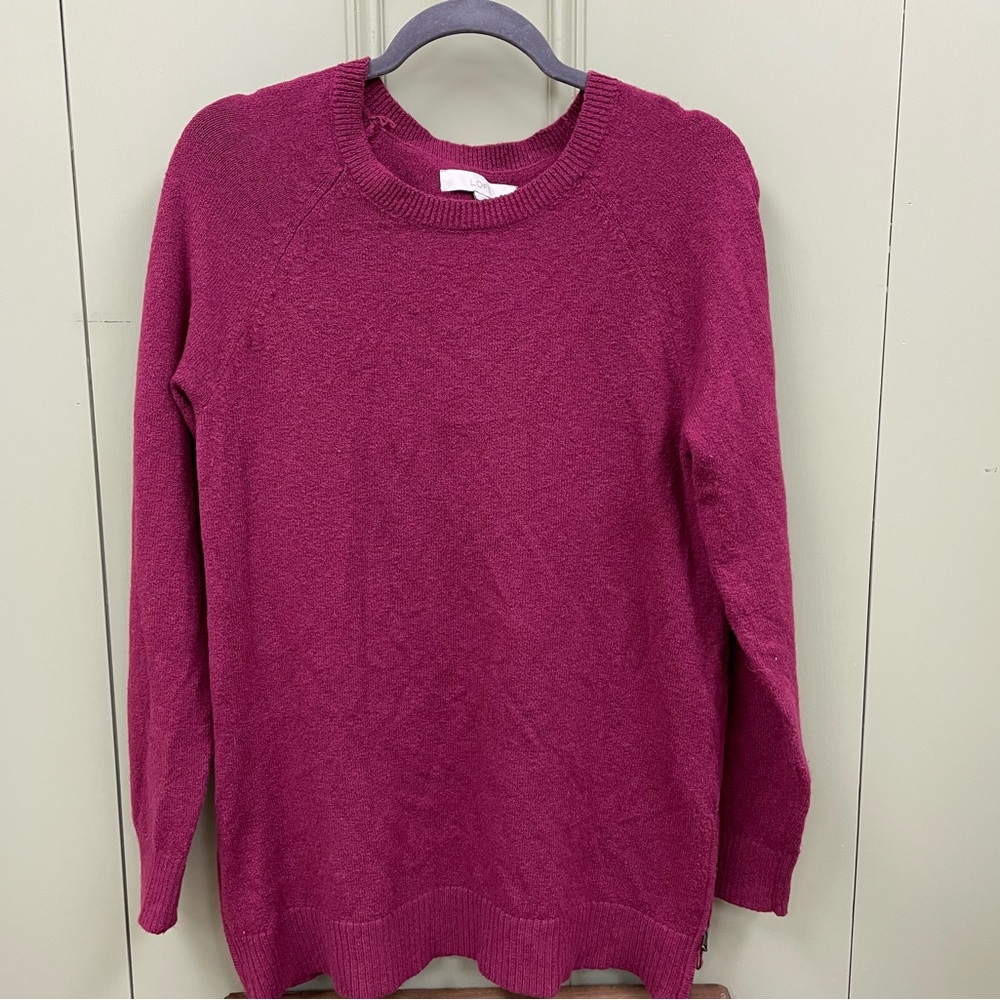 LOFT OLD ROSE KNITTED SWEATER